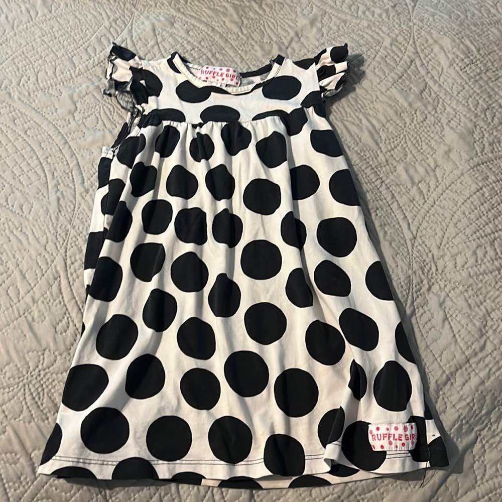 Ruffle Girl Polka Dot Dress